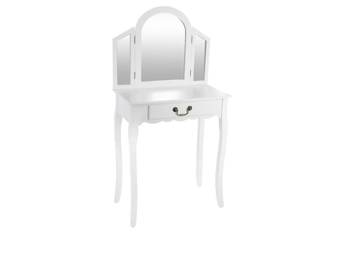 Atmosphera - Coiffeuse Aurell - L. 65 X H. 128 Cm - Branco
