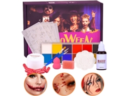 Kit De Maquiagem De Halloween Sangue Artificial Lavável Para Cosplay Zumbi/vampiro Festas, Fer Vayotoy