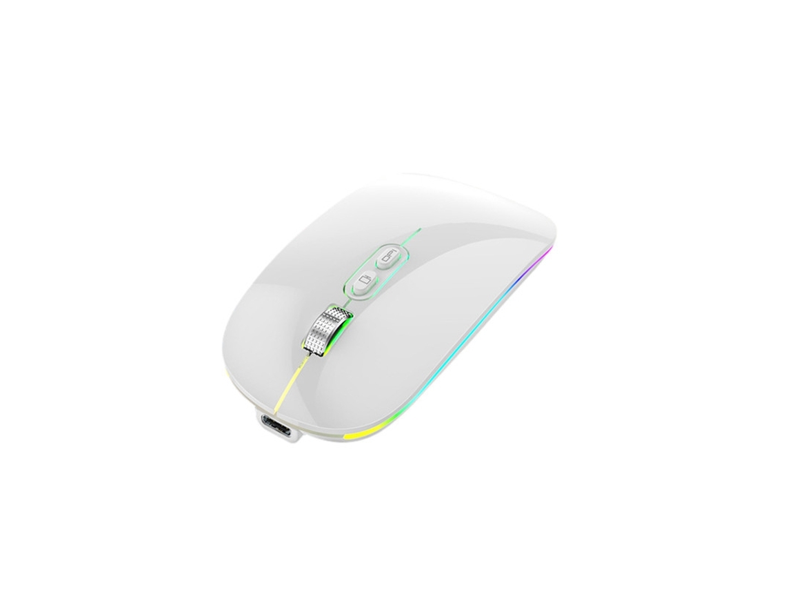 Rato Desktop De Substituição De Interface Sem Fio Tipo C Branco