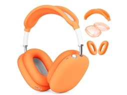 Capa de Silicone para Airpods Max CZHHMART em Laranja