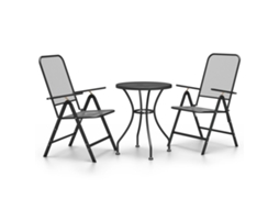 Garden Dining Set, Garden Dining Sets Vidaxl Antracite Malha (ø 60 Cm Table)