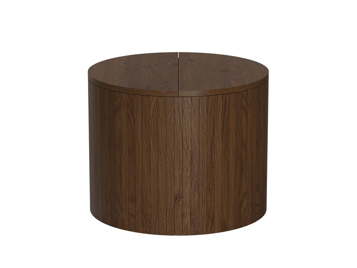 Mesa De Centro Tavilo, 48x48cm, Nogueira, Vicco