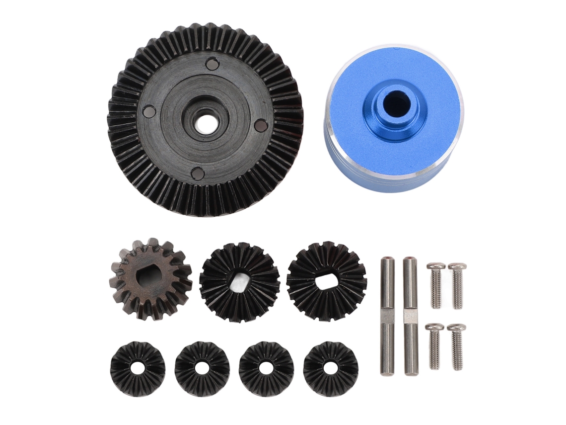 Conjunto De Engrenagens Diferenciais De Carro Rc Em Liga De Alumínio E Aço Para Xv02 Tt02 Tt02b
