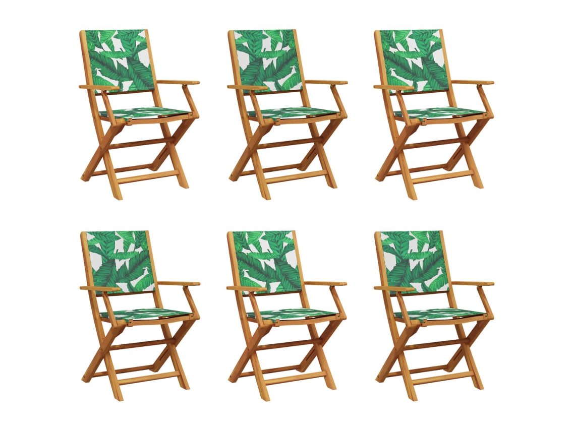 Folding Chair, Folding Chairs Vidaxl Verde Madeira (n/a)