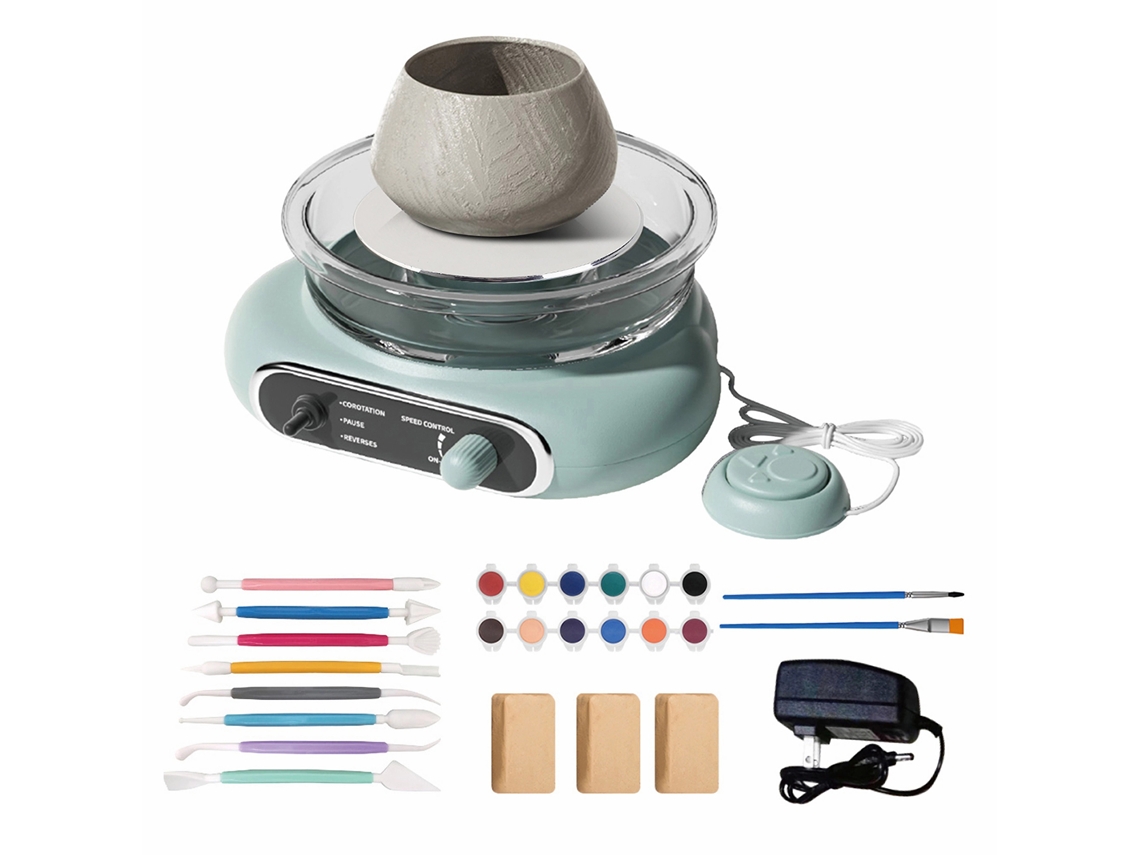 Kit Roda de Cerâmica Elétrica Mini S/MARCA