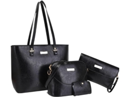 Conjunto De 4 Bolsas Para Laptop Em Couro Sintético Acessórios Modernos E Resistentes A Arranhões Gokoco