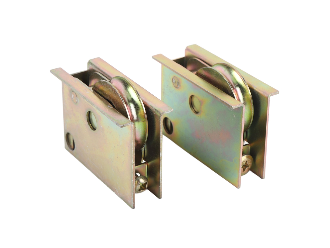 Laxiscreed: Roldanas Para Porta De Correr De Pátio, Pacote Com 2, Rolamentos De Esfera De Aço De 1-1/2 Polegadas