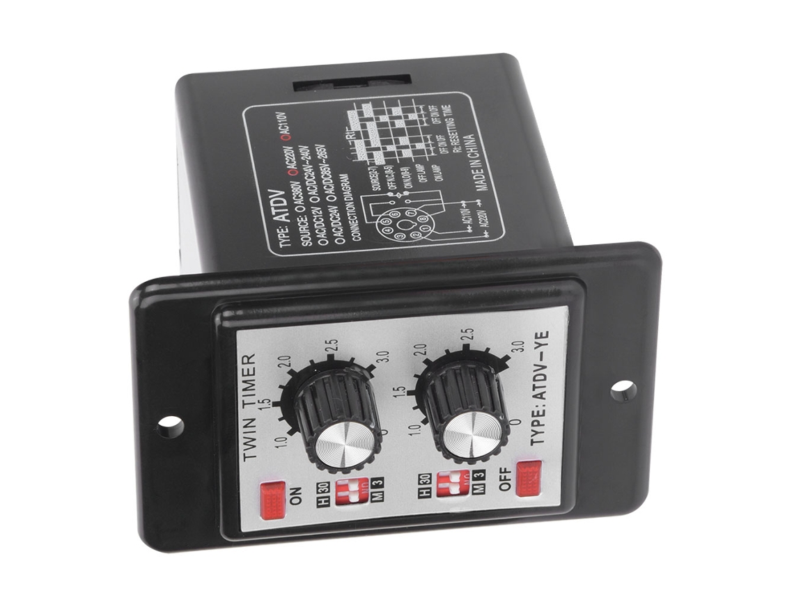 Laxiscreed Interruptor Horário Com Botões, Controle De 110v/220v Para Modos Multistágio
