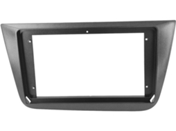 Painel Frontal Preto para Rádio Cd Automotivo Seat Altea 2004 2015, Resistente a SFUSHOS