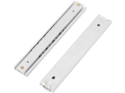 1par De Corrediças Gaveta Com Mini Rolamentos Esferas Em Alumínio C140mm