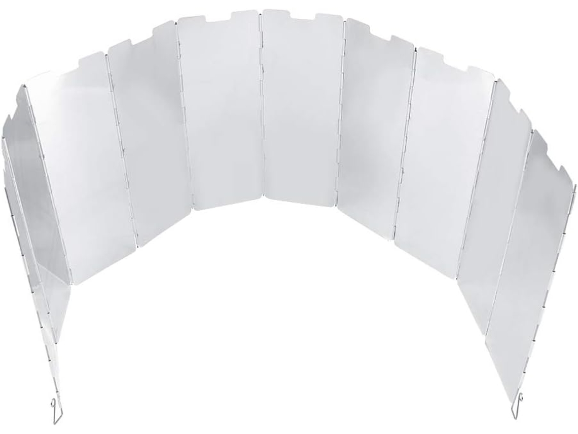 Pacote Com 10 Protetores De Vento Dobráveis Para Fogão A Gás, 24 X 8 Cm (9,45 X 3,15 Polegadas)