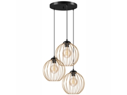 Candeeiro Suspenso Zoya, Metal, Ouro, 50x24x107 Cm, Seven Design