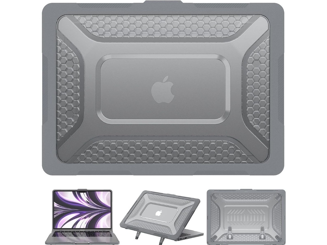 Capa para Macbook Air 13 M3 ORYSIN em Cinzento com máxima proteção