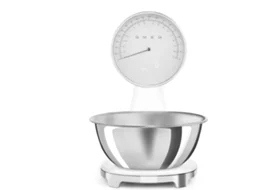 Balança de Cozinha SMEG Analógica e Digital - KSF01PGWW(Capacidade 5Kg - Precisão de 1g - Branco)