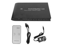 Matrix Hdmi LAXISCREED 2x6 4k Distribuição