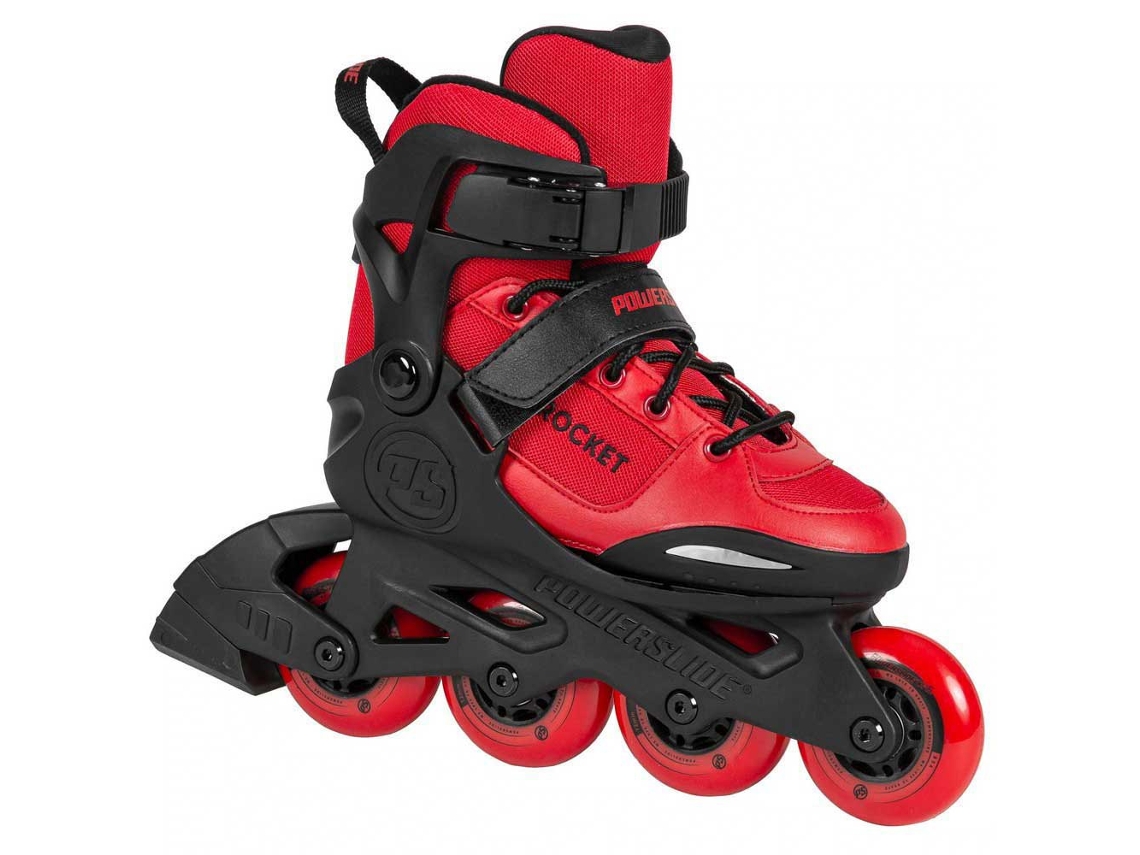Patina em Linha Rocket Adjustable Vermelho Eu 29-32Powerslide