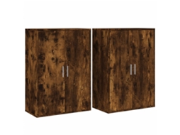 Sideboard, Sideboards Vidaxl Marrom Madeira Processada (n/a)