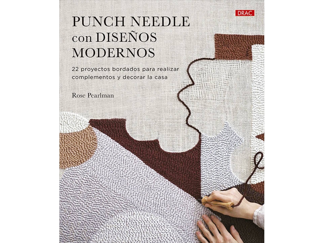 Livro Punch Needle Con Diseños Modernos de Rose Perlman (Espanhol)