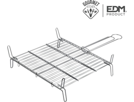 Grelhador EDM Duplo 30X30Cm