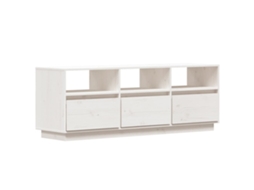 Tv Cabinet, Tv Cabinets Vidaxl Branco Madeira De Pinho (n/a)