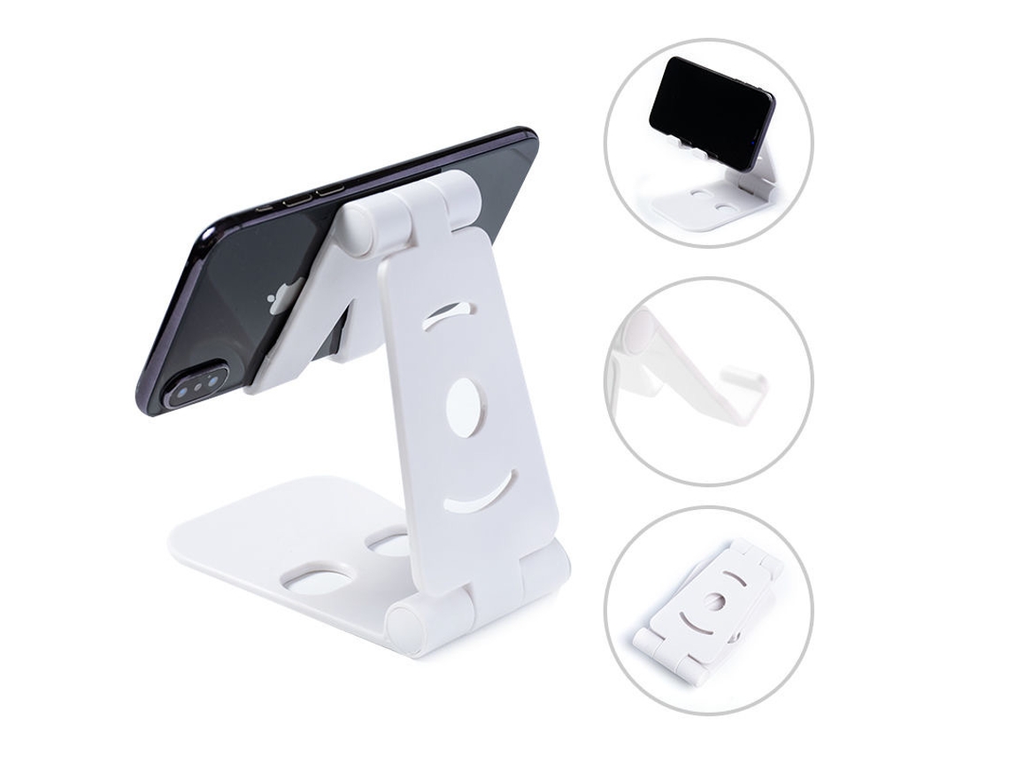 Suporte Dobrável Para Celular - Suporte Para Celular, Ipad E Tablet - Branco
