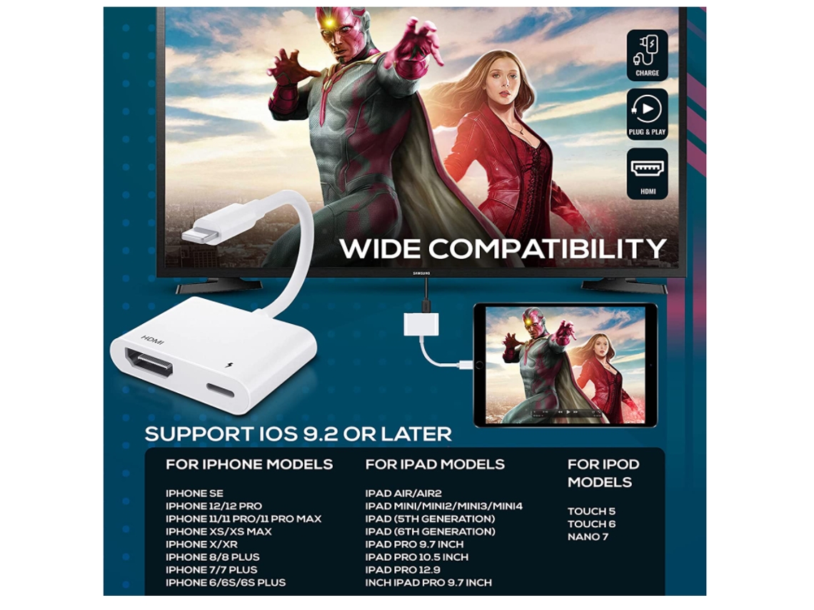 Adaptador hdmi a iphone 11 online