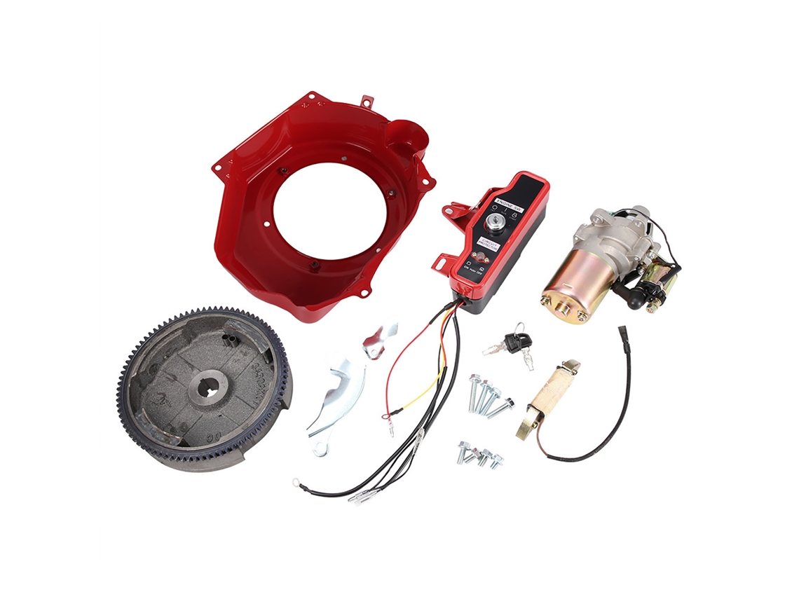 Laxiscreed Kit De Partida Elétrica Para Gerador Gx200 Com Peças De Adaptação Para Instalação Fácil