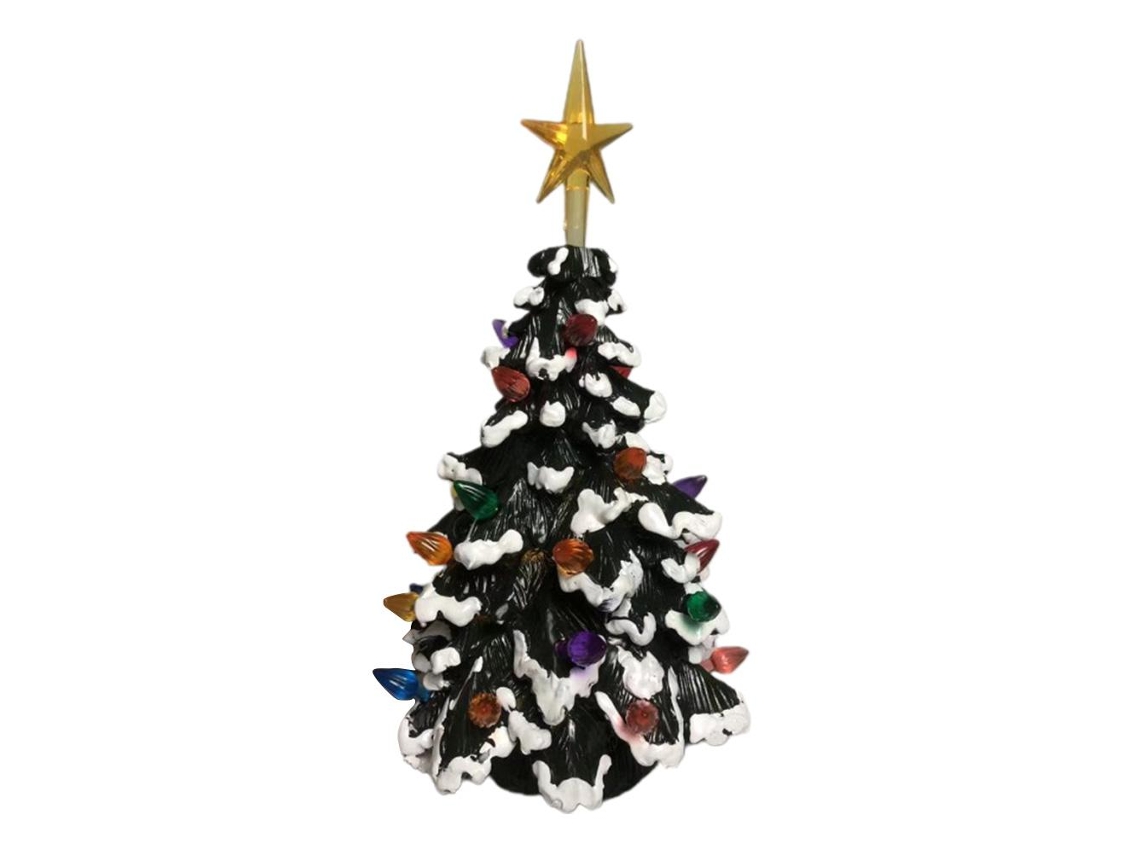 Árvore De Natal Resina Com Luz Led Para Decoração