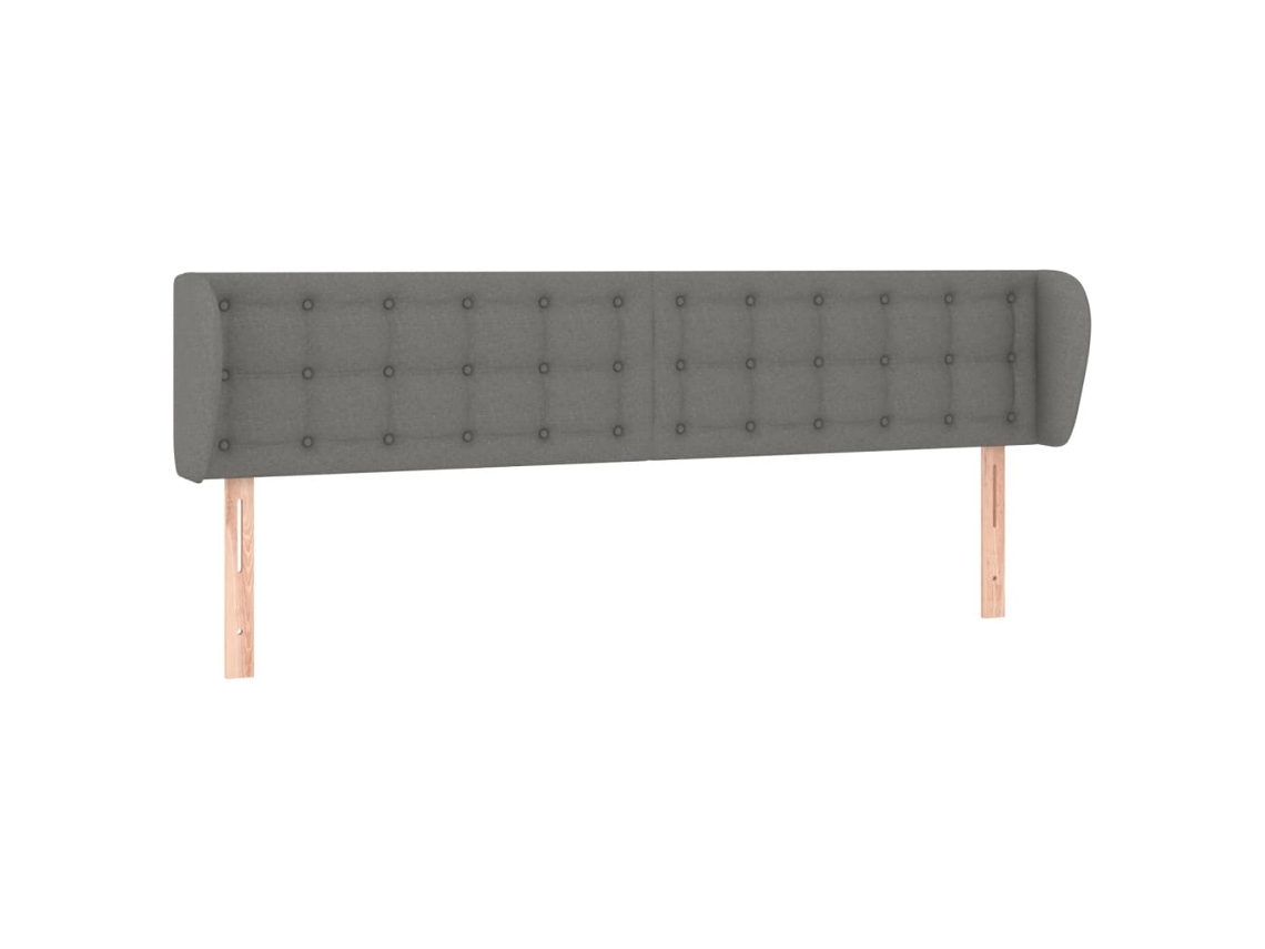 Headboard, Headboards Vidaxl Cinzeto Tecido (163 X 16 X 78/88 Cm)