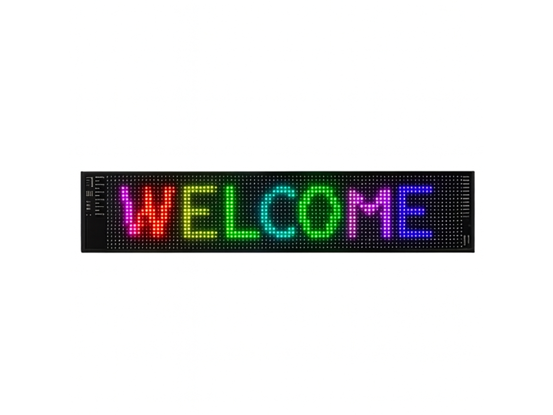 Faixa Led Com Texto Personalizável Skyhe 09488304 Preto