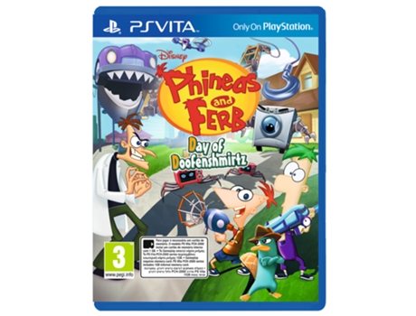Jogo PS VITA Phineas and Ferb:Day of Doofenshmirtz