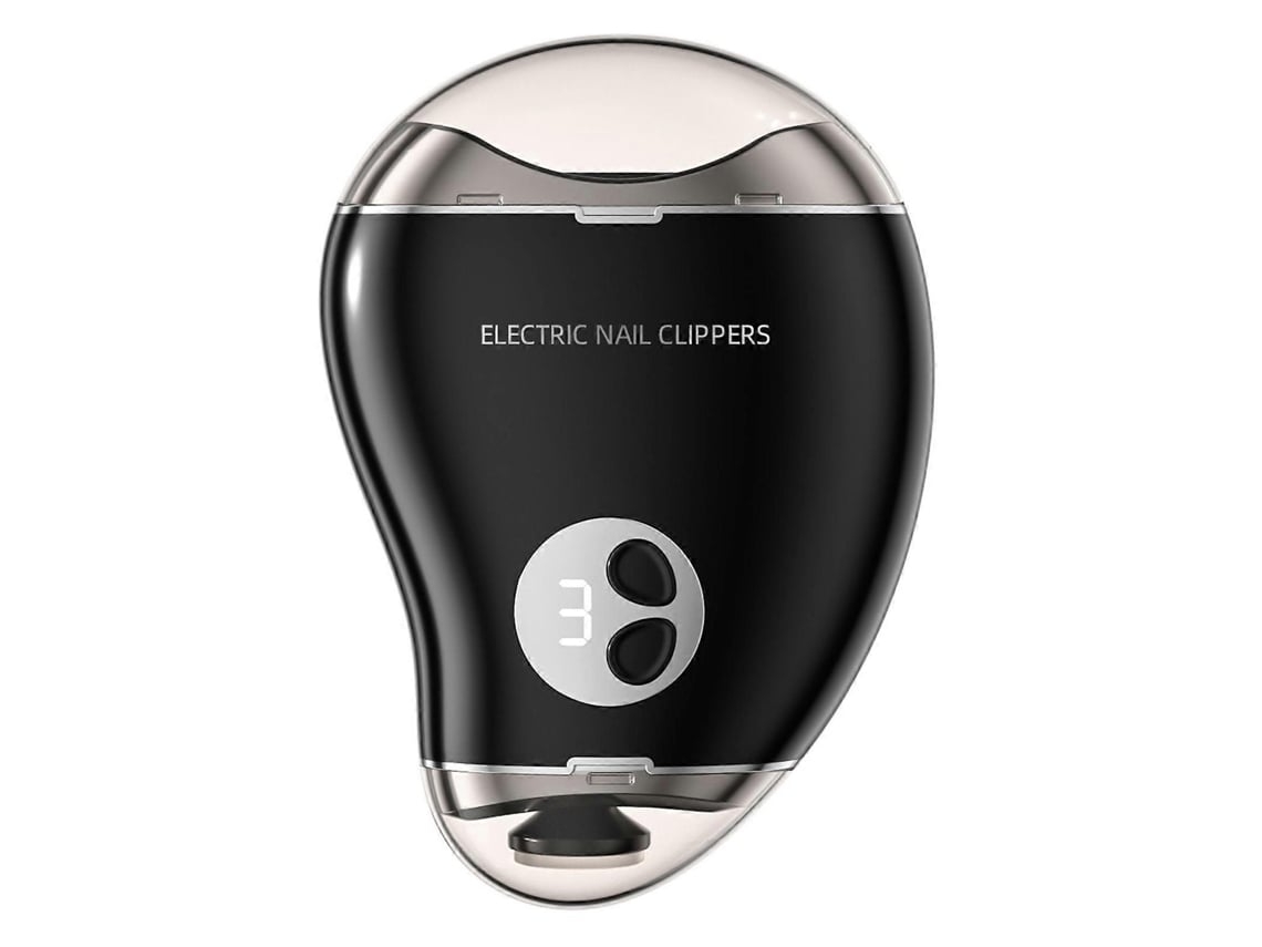 Cortador de Unhas Elétrico 2 em 1 com Luz Led, Cortador e Polidor, Adequado Unhas Mãos Pés STELASPLEN