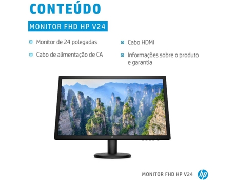 Monitor Gaming HP V24 (24'' - 75 Hz - 1 ms)