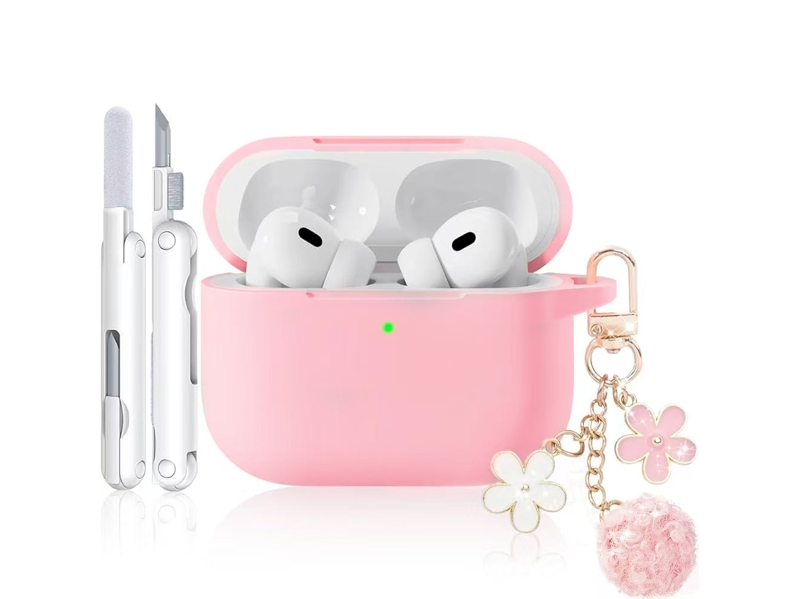 Capa de Silicone para Airpods Pro 4 Rosa PANOONA