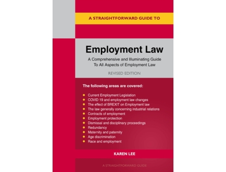 Livro A Straightforward Guide to Employment Law de Karen Lee (Inglês)