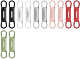 Conjunto De 12 Porta Canetas Magnéticos, Ajustáveis, Em Silicone, Para Mesa, Geladeira, Quadros Bran Gokoco