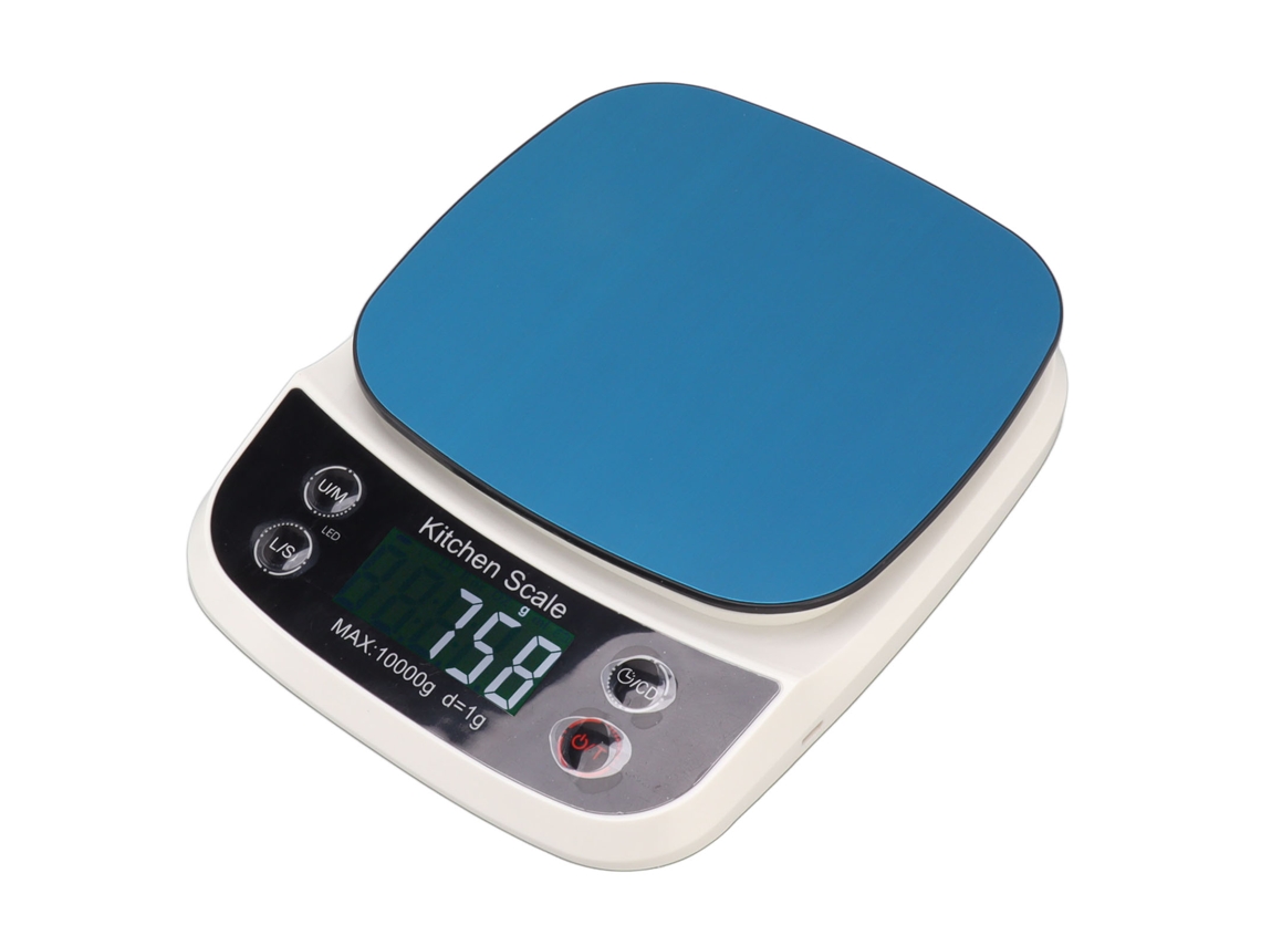 Balança de Cozinha Eletrônica À Prova D'água com Caixa em Abs, Alta Precisão, Ideal para Cozinhar Grãos de Café AQUAFORGE