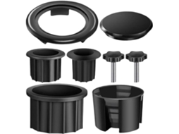 Base para Guarda sol Fácil Montagem Suporte para Guarda sol de Exterior para Decks, Pátios, Quintais, Varandas, Jardins CHABERLU