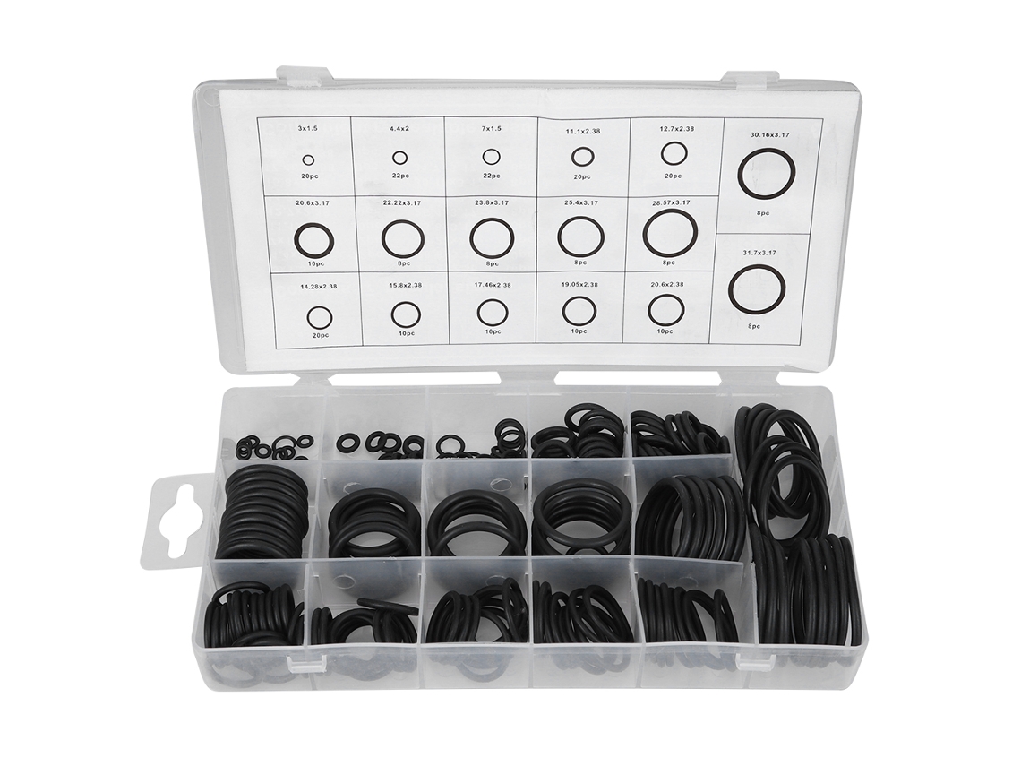 Kit de Anéis de Borracha 222 Peças S/MARCA