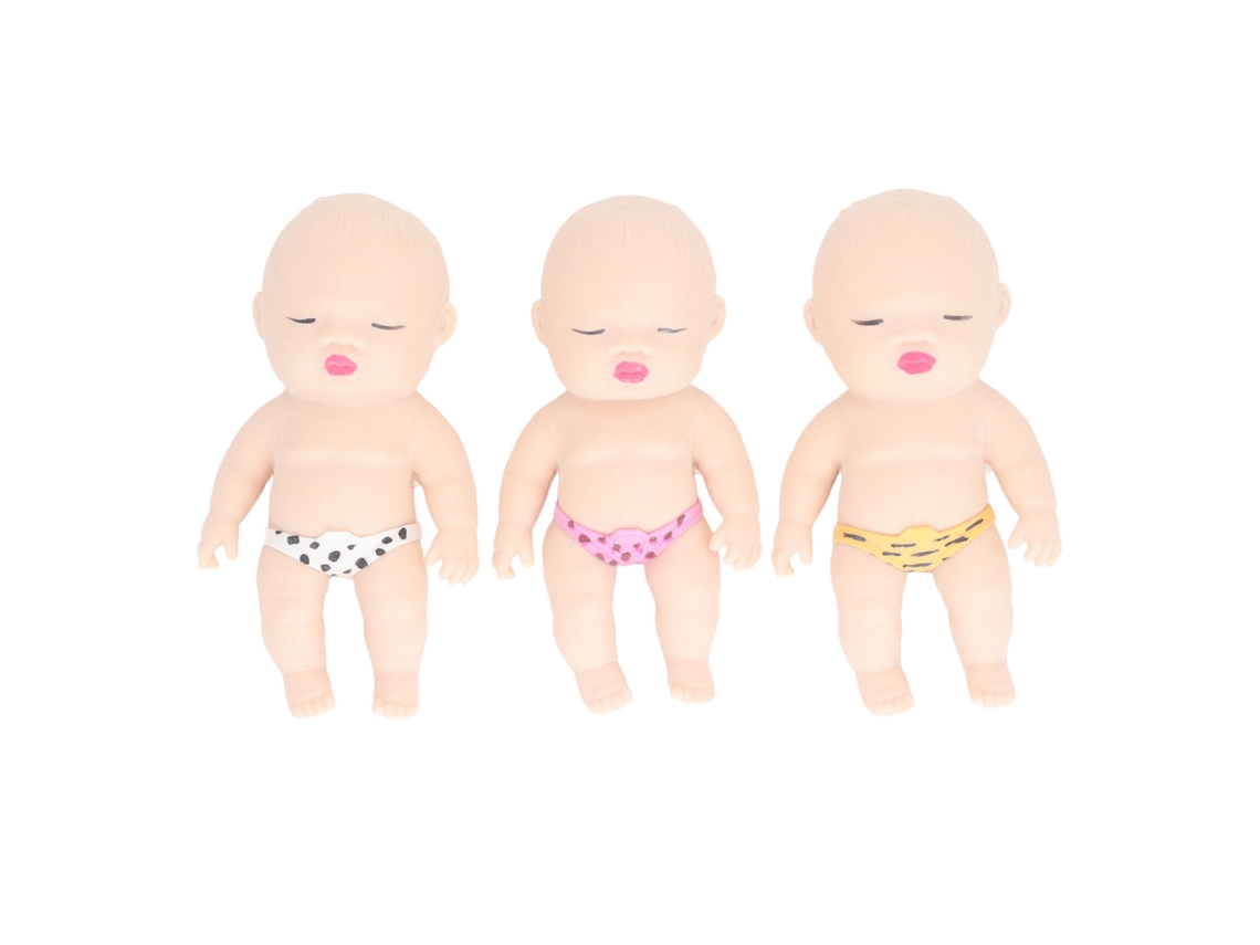 Primerox 3pcs Brinquedo de Pressão Preenchido com Areia Boneca Sensorial Alivio de Estresse 14cm