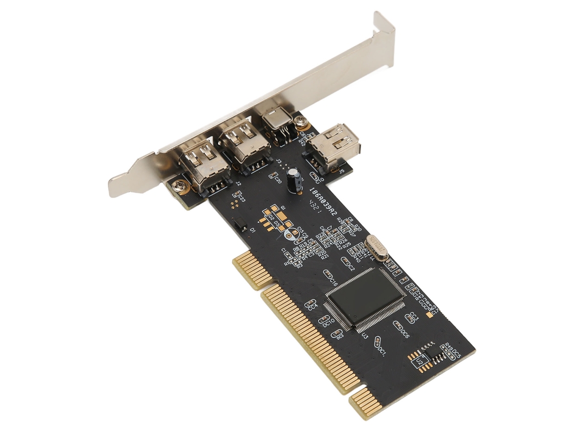 Cartão Firewire 1394 PCI Express com 7 portas alta velocidade para desktop | S/MARCA