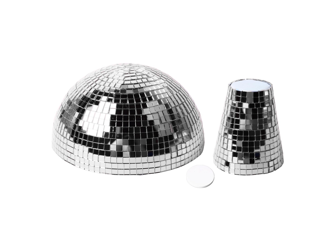Bola de espelho com glitter em forma de cogumelo para decoração de festa e casa LAXISCREED