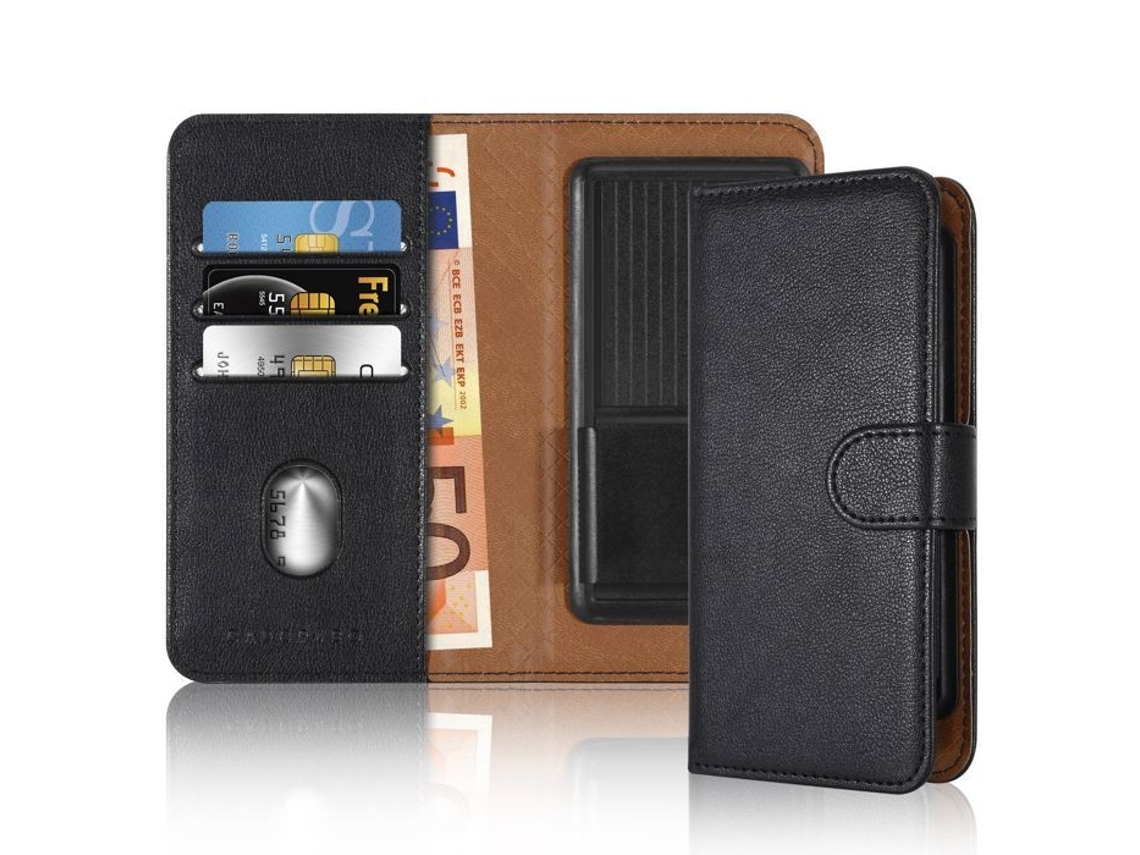 Capa Protetora Preta Para Blackview N6000, Estilo Carteira.