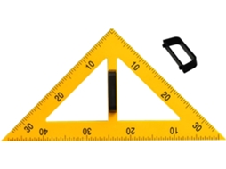 Transferidor Para Professores– Régua Geométrica De 45/ 60 Graus, Triangular Magnética Quadro Branco,