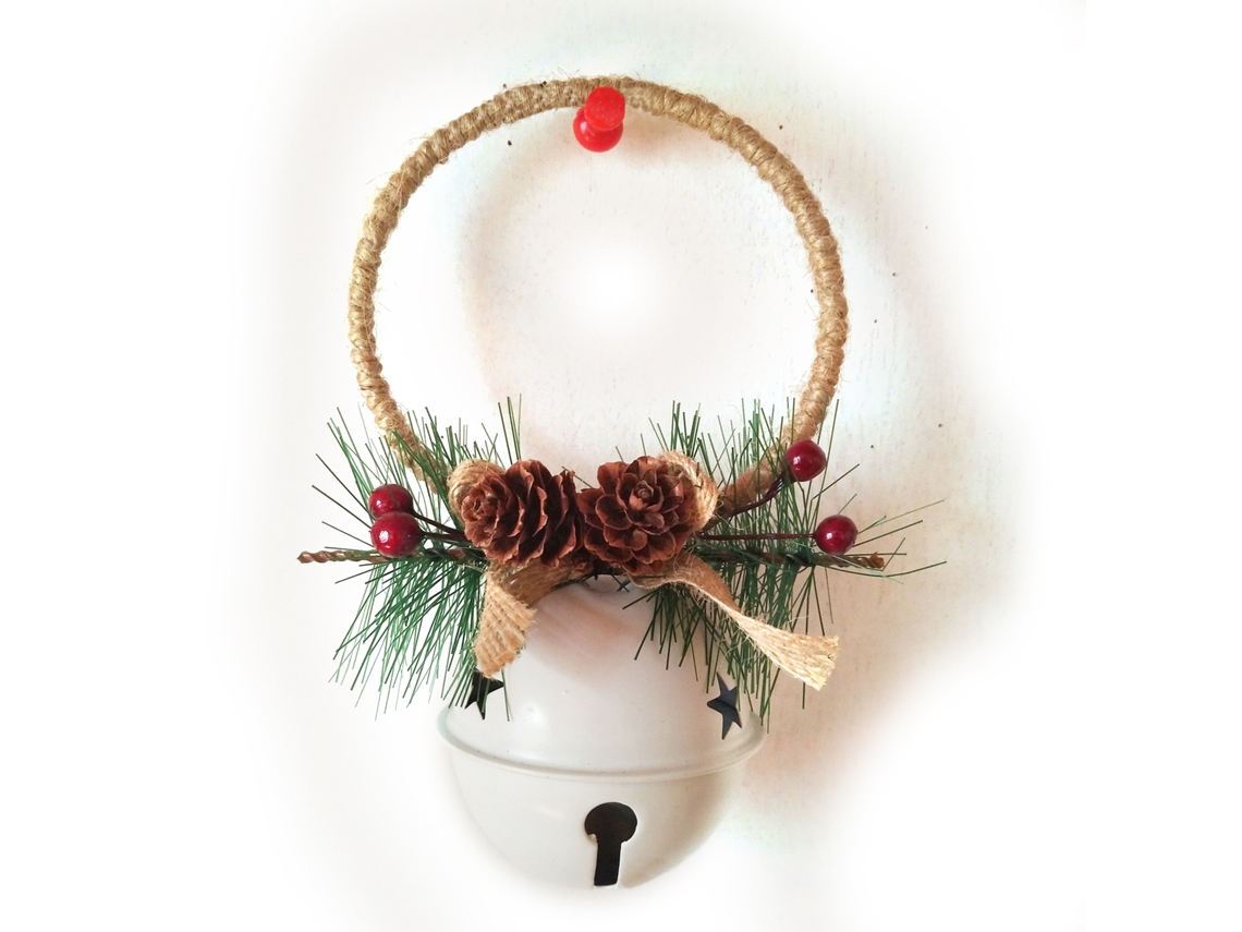 Decoração De Natal Com Sino De Ferro Laxiscreed Para Enfeitar O Teu Espaço Festivo De Forma Elegante
