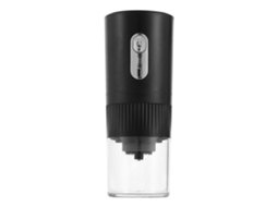Moedor de café elétrico para grãos de café, com mecanismo prático para espresso, café coado, para casa, escritório e viagens.