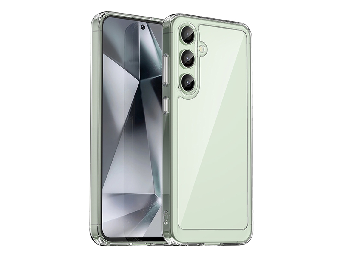 Etui Silikonowe Z Żelową Ramką Do Samsung Galaxy S24 Fe Outer Space Case - Przezroczysty