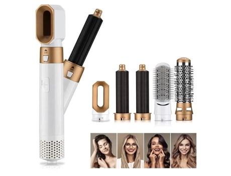 Escova Para Secador De Cabelo 5 Em 1, Conjunto De Escova De Ar Quente Com Proteção Contra O Superaquecimento, Escova Secador De Cabelo Bordgo