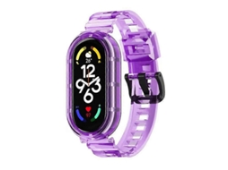 Pulseira De Tpu Com Capa Integrada Xdfind Glacier Armor Para Xiaomi Smart Band 10 / 9 / 8
