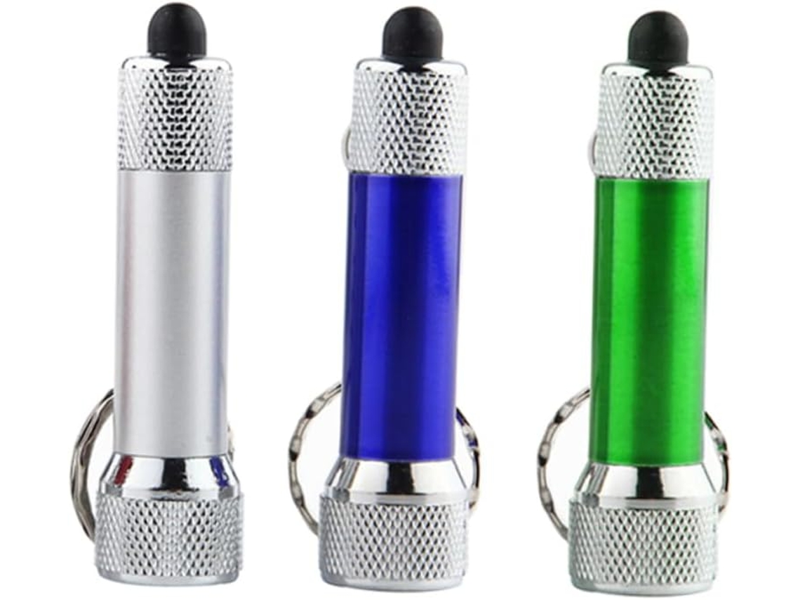 20 Mini Chaveiros Com Lanternas Led Com Luzes Para